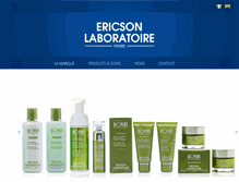 Tablet Screenshot of ericson-laboratoire.com