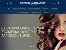 Tablet Screenshot of ericson-laboratoire.cz